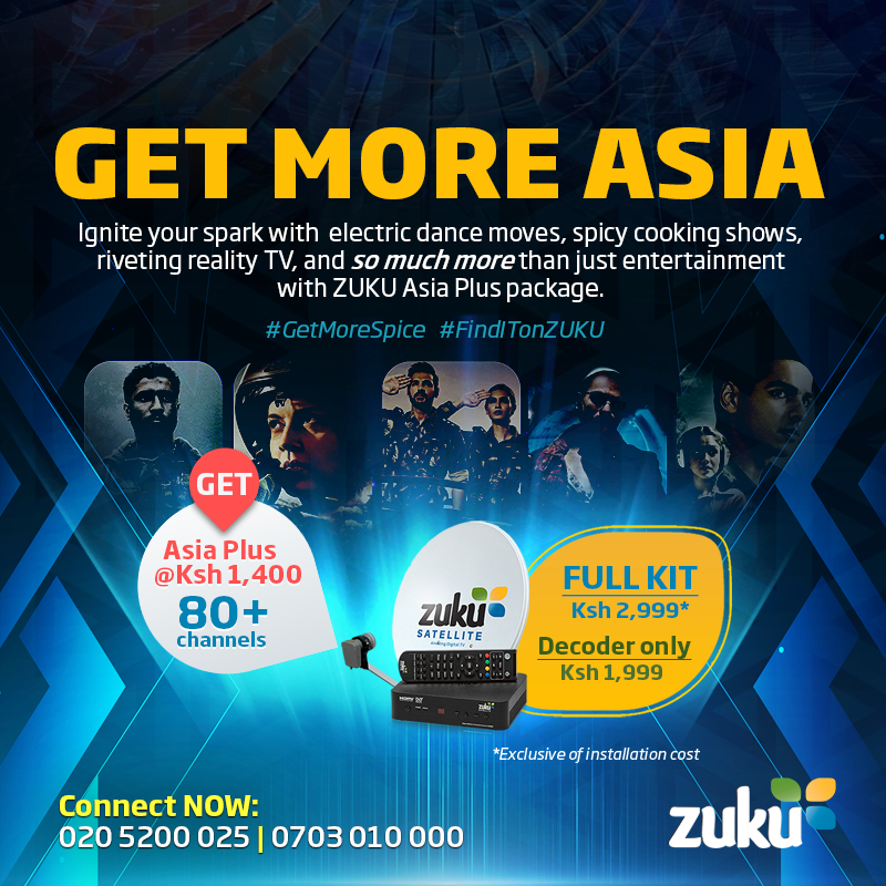 Zuku Asia package