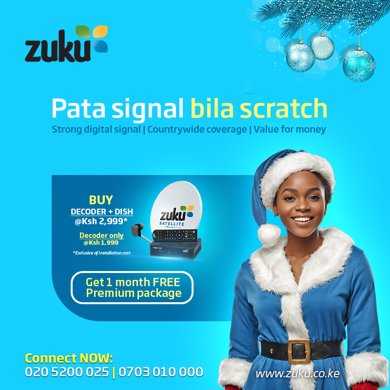 Zuku Full decoder and dishPrice