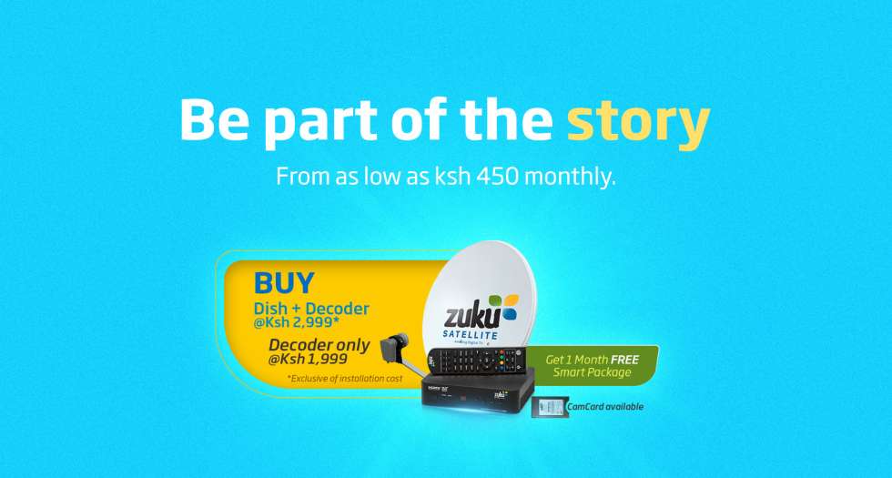 Zuku TV Dish and decoder Price